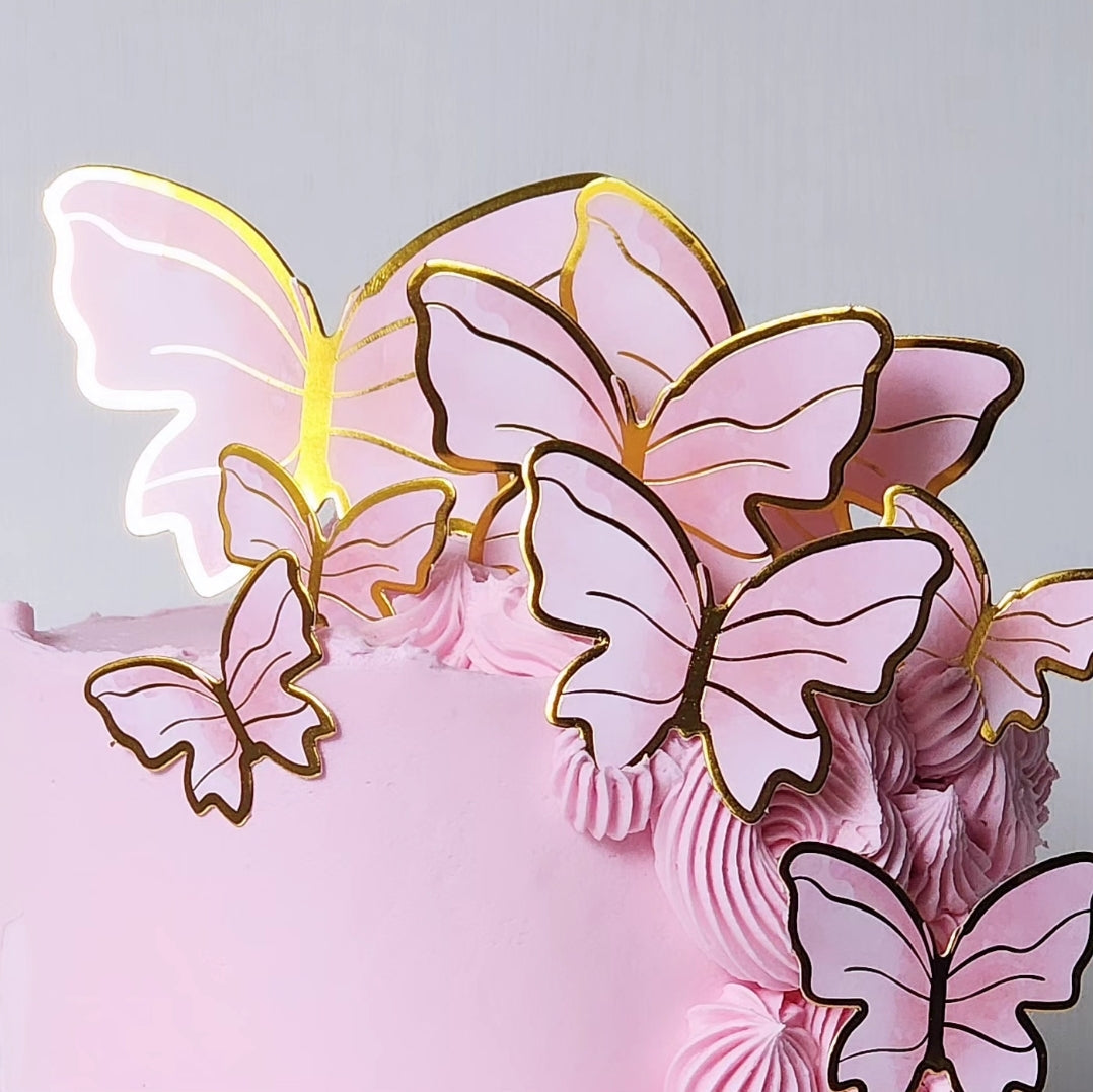Butterfly Cake (Pink)