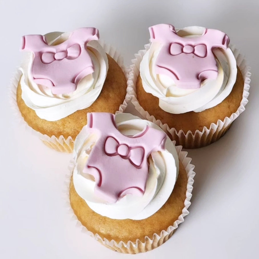 Baby Onsie Cupcakes (Pink)