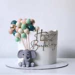 buttercream birthday cake with elephant details Sydney next day delivery