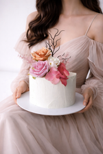 Floral buttercream cake with flower details Sydney next day delivery