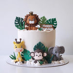 Safari buttercream birthday cake with jungle details Sydney next day delivery