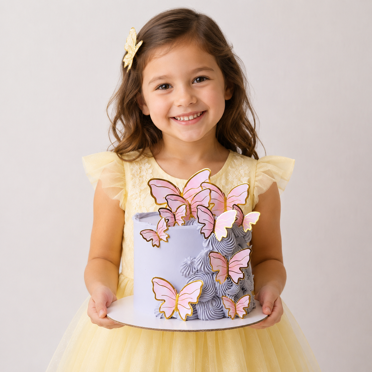 Purple and pink butterfly cake sydney