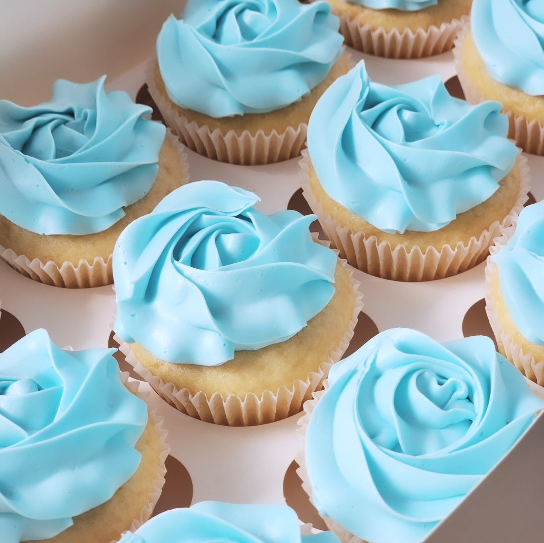 Swirl Cupcakes (Blue)