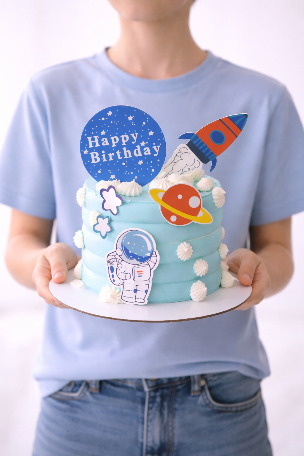  birthday cake with space-themed decorations, Sydney 
