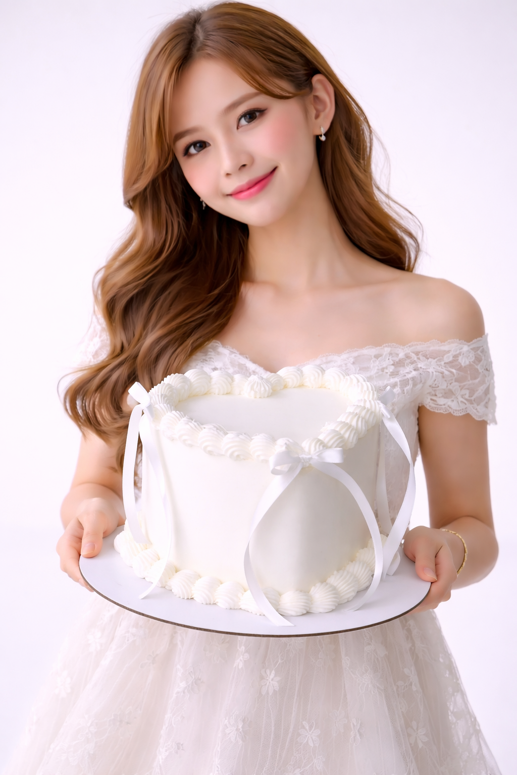 white heart cake white sydney